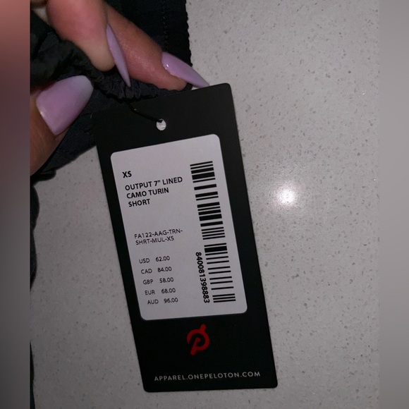 Peloton Men’s Output 7” Lined Camp Turin Short - Picture 7 of 8